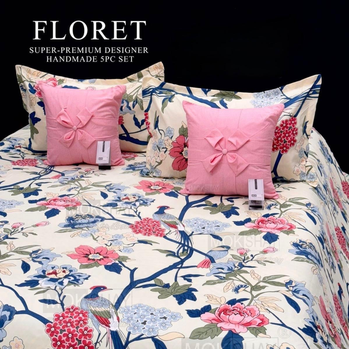 FLORET Super-Premium 5PC Bedding Set